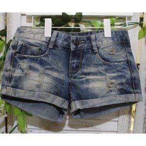 BYC denim distressed shorts (564)